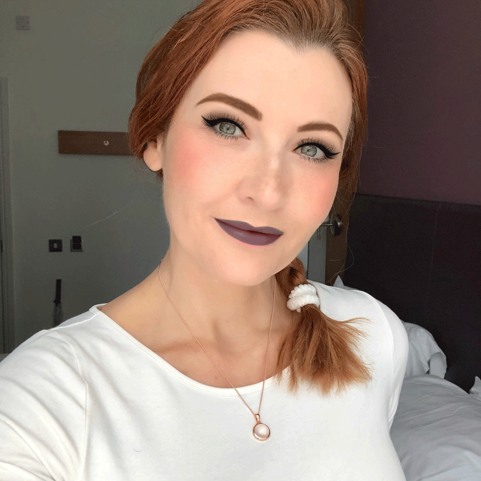 In Praise of Natural Makeup: A 40-something year old face with Instagram makeup (using a makeup filter) and real, natural makeup | Not Dressed As Lamb, over 40 style blog